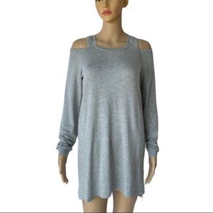 NWT Ella Moss Cold-Shoulder Top, Size Small